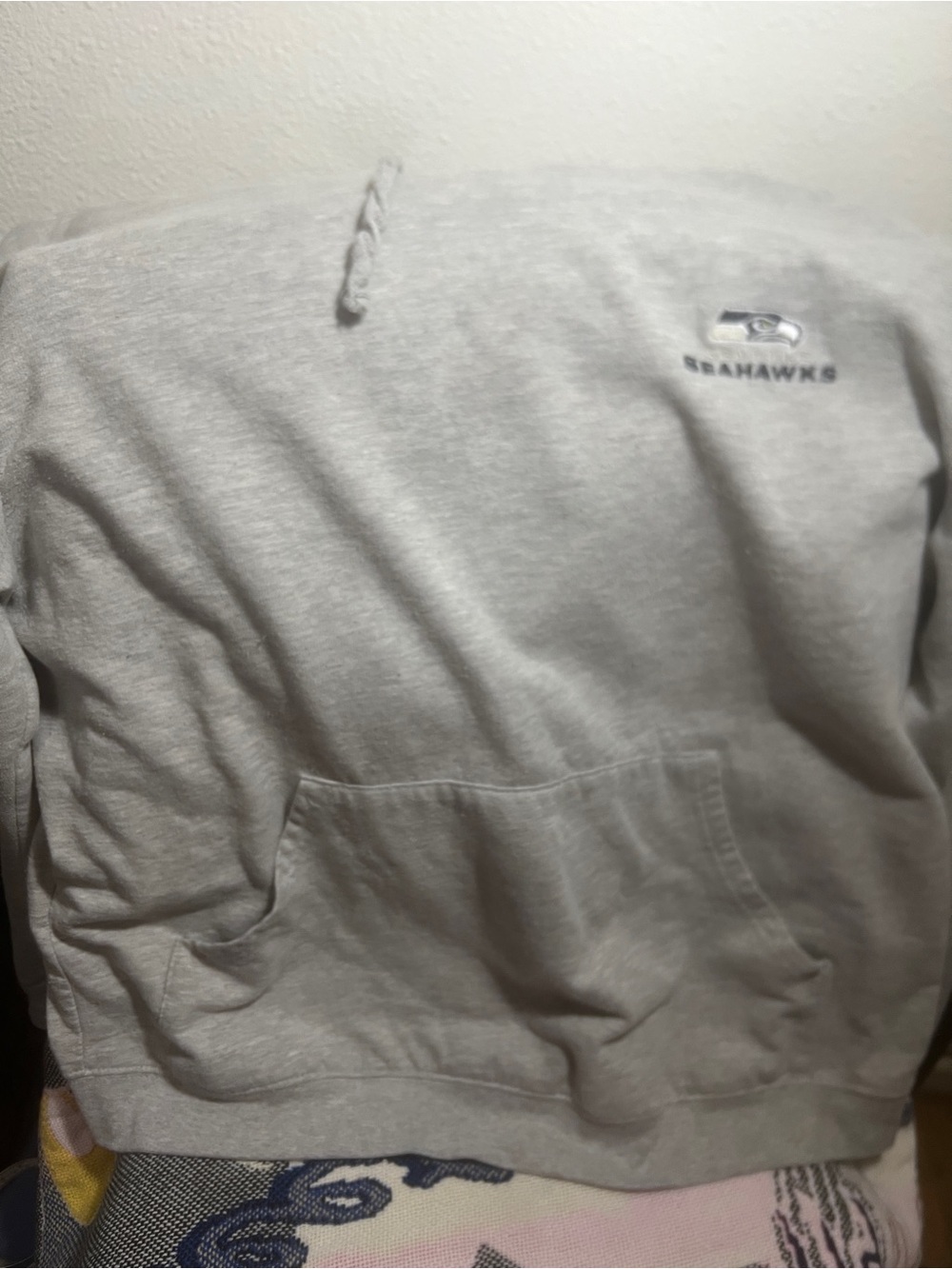 Dunbrooke Gray Seattle  Seahawks Crewneck Sweatshirt